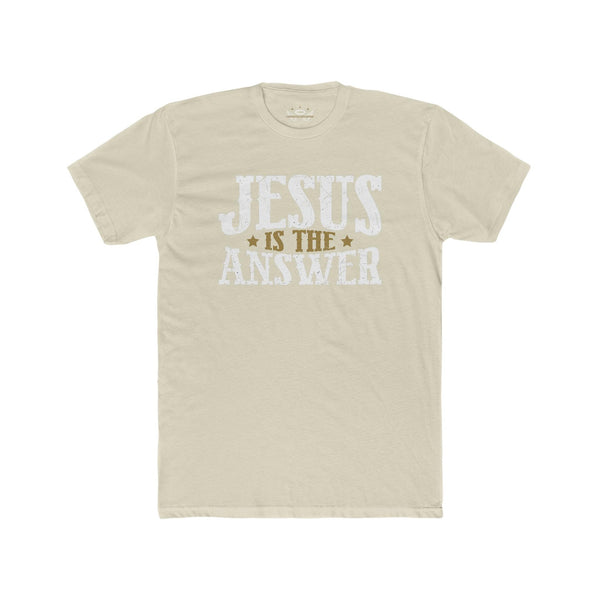 Jesus Is The Answer T-Shirt - Faith Filled Coffee - faithfilledcoffee.com - Fresh roasted coffee beans - Premium coffee