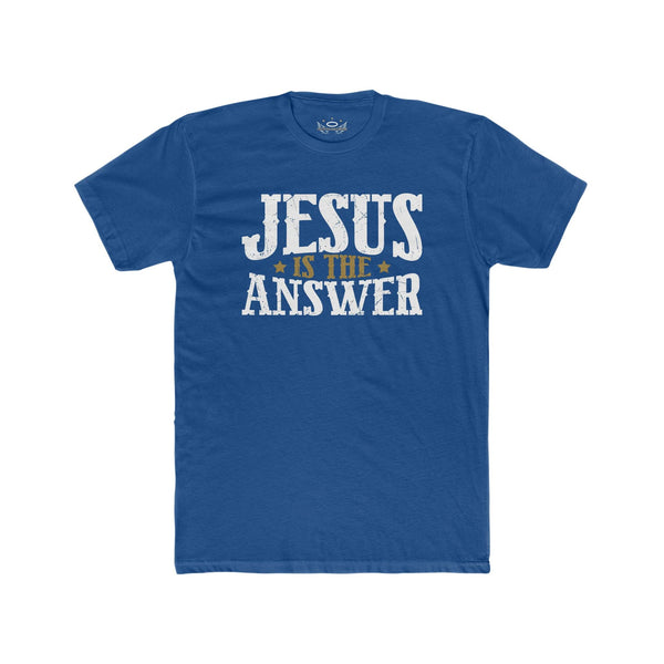 Jesus Is The Answer T-Shirt - Faith Filled Coffee - faithfilledcoffee.com - Fresh roasted coffee beans - Premium coffee