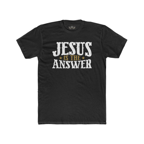 Jesus Is The Answer T-Shirt - Faith Filled Coffee - faithfilledcoffee.com - Fresh roasted coffee beans - Premium coffee