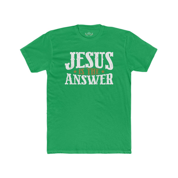 Jesus Is The Answer T-Shirt - Faith Filled Coffee - faithfilledcoffee.com - Fresh roasted coffee beans - Premium coffee