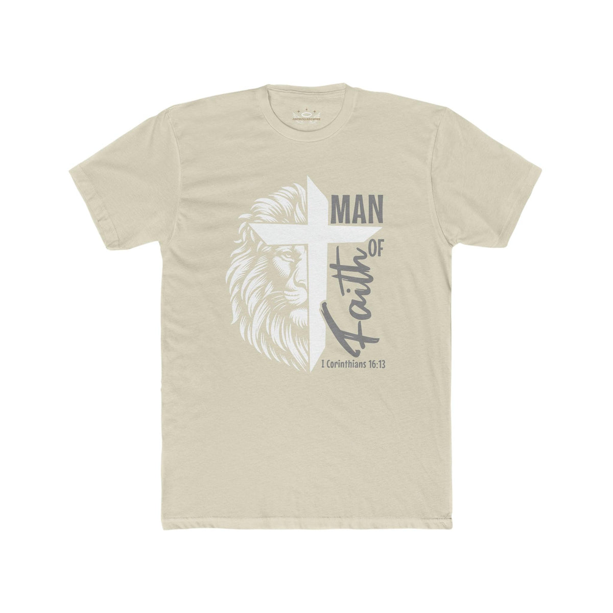 Man of Faith T-Shirt - Faith Filled Coffee - faithfilledcoffee.com - Fresh roasted coffee beans - Premium coffee