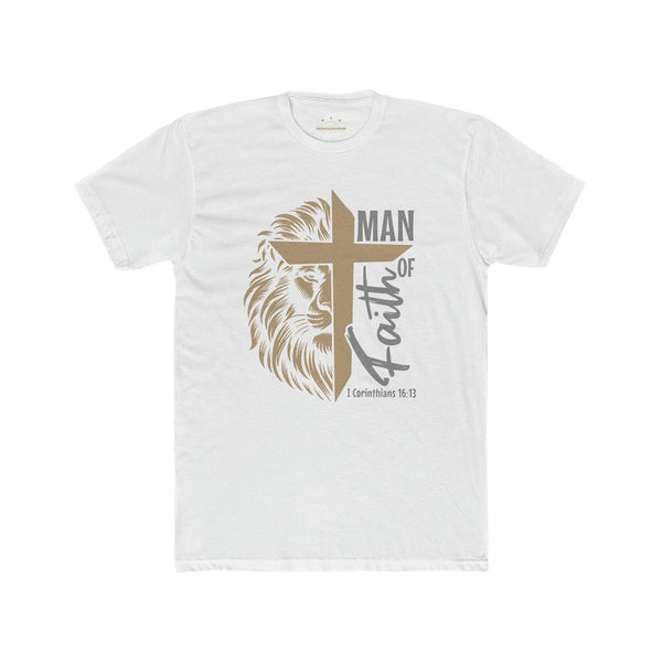 Man of Faith T-Shirt - Faith Filled Coffee - faithfilledcoffee.com - Fresh roasted coffee beans - Premium coffee