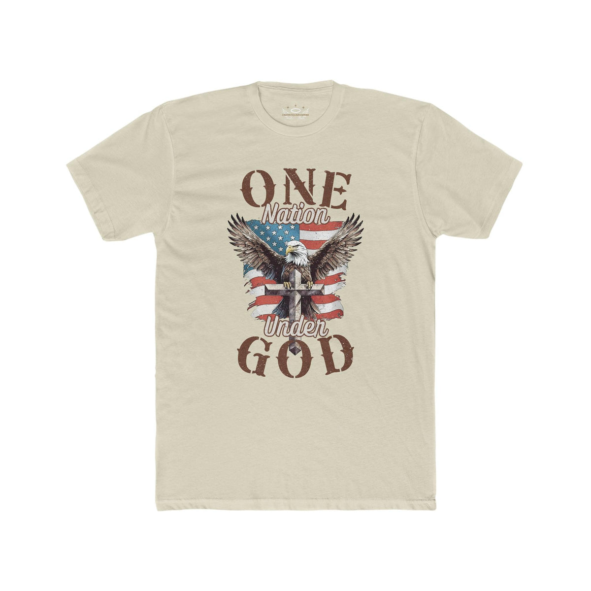 One Nation Under God T-Shirt - Faith Filled Coffee - faithfilledcoffee.com - Fresh roasted coffee beans - Premium coffee