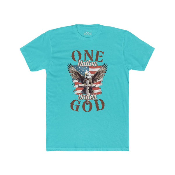 One Nation Under God T-Shirt - Faith Filled Coffee - faithfilledcoffee.com - Fresh roasted coffee beans - Premium coffee