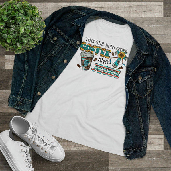Coffee and Jesus T-Shirt - Faith Filled Coffee - faithfilledcoffee.com - Fresh roasted coffee beans - Premium coffee