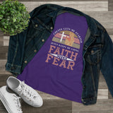 Faith Over Fear T-Shirt - Faith Filled Coffee - faithfilledcoffee.com - Fresh roasted coffee beans - Premium coffee