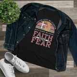 Faith Over Fear T-Shirt - Faith Filled Coffee - faithfilledcoffee.com - Fresh roasted coffee beans - Premium coffee