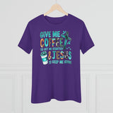 Coffee and Jesus Keeps Me Going T-Shirt - Faith Filled Coffee - faithfilledcoffee.com - Fresh roasted coffee beans - Premium coffee